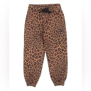 VICOLO Leopard Print Kids Jogger Pants